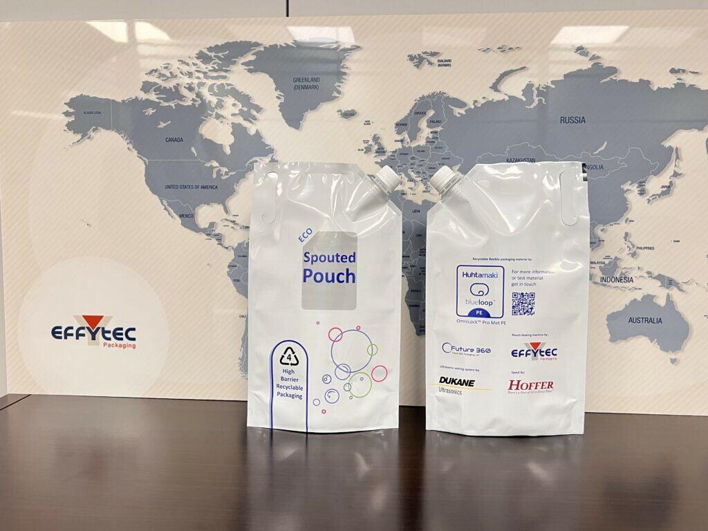 Mono-Material Spouted Pouch